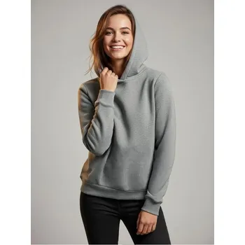 Dámská mikina Sinsay - Základní mikina s kapucí - šedá - 2297B-9MM - 2297B-9MM-S