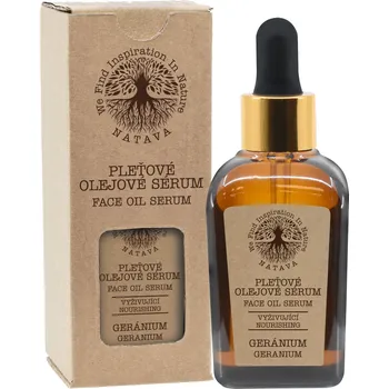 Pleťové sérum NATAVA Pleťové olejové sérum - Geránium 30 ml