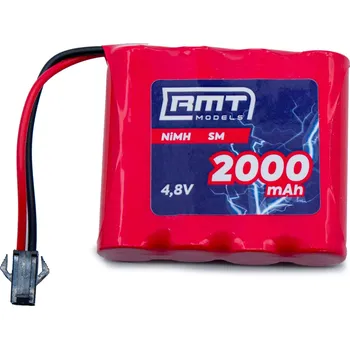 RC náhradní díl RMT models NiMH 2000 mAh 4,8V SM-plug