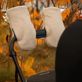 Rukávník KONG.WALTHER Osterbro Rukavice na kočárek Teddy Creme