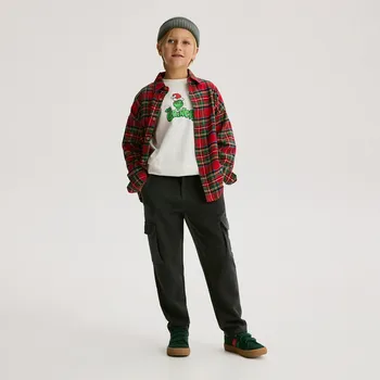 Reserved - Kalhoty cargo - tmavě šedá - 635FM-90M - 635FM-90M-158