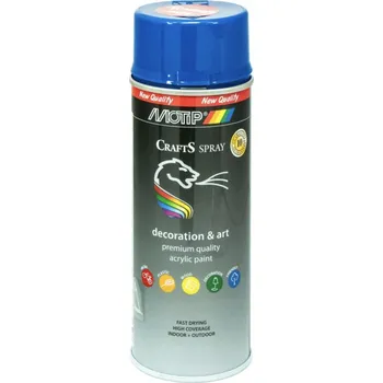 Barva ve spreji Lak CRAFTS ve spreji 400ml RAL 5015 modrá