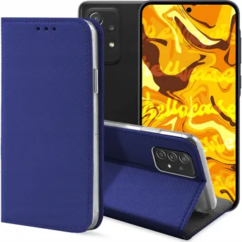 Pouzdro na mobilní telefon Flipové pouzdro Hello Case pro Samsung Galaxy A52 5G, Galaxy A52s 5G, modré