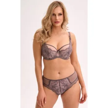 Podprsenka Polovyztužená podprsenka Gaia 1314 Kalina Fialovo-růžová 90D