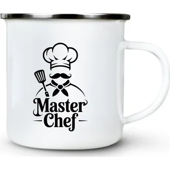 Master Chef - Plechový hrnek VELKÝ 400ml (500 ml po okraj) - 400 ml