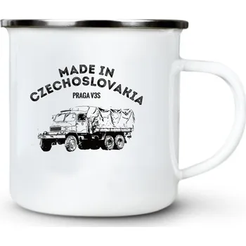 Pánské oblečení PRAGA V3S, V6 - Plechový hrnek VELKÝ 400ml (500 ml po okraj) - 400 ml