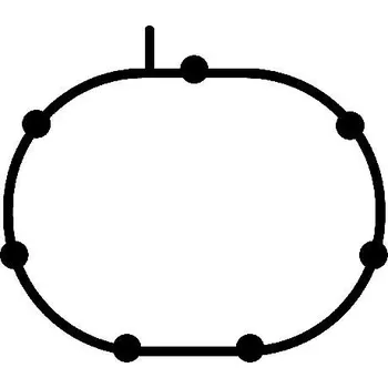 Automobilové těsnění Těsnění, koleno sacího potrubí, 450143H