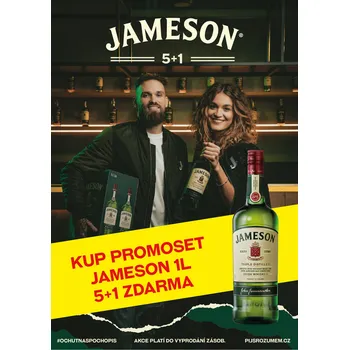 Whisky Jameson 5+1l zdarma