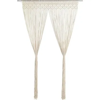 Barová židle zahrada-XL Macramé závěs 140 x 240 cm bavlna 323975