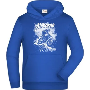 Pánské tričko Skok do neznáma, bílý tisk - Dětská mikina s kapucí - 140 cm