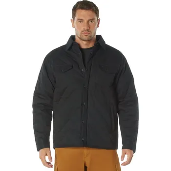 Pánská softshellová bunda Bunda prošívaná DIAMOND QUILT bavlněná ČERNÁ vel.3XL