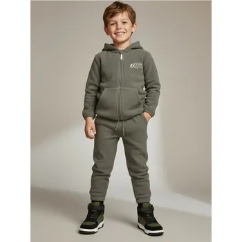 Chlapecké oblečení Sinsay - Polarová mikina s kapucí - šedá - 879GE-86X - 879GE-86X-104