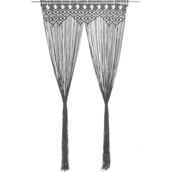 Barová židle zahrada-XL Macramé závěs antracitový 140 x 240 cm bavlna 323995