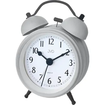 Budík JVD Budík s plynulým chodem SRP2218.3 + 2 měsíce na vrácení zboží