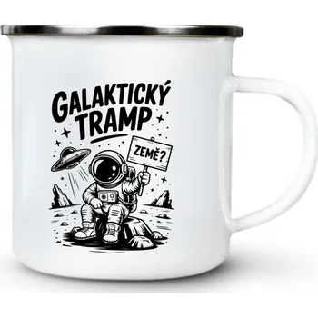 Pánské oblečení Galaktický tramp - Plechový hrnek VELKÝ 400ml (500 ml po okraj) - 400 ml