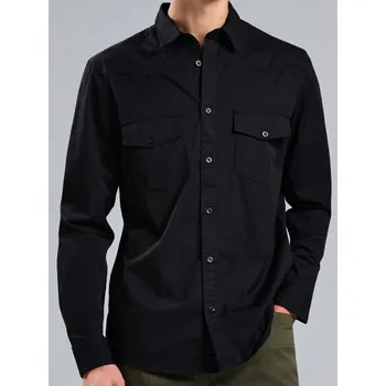 Pánská košile Sinsay - Košile - černá - 117EV-99X - 117EV-99X-3XL