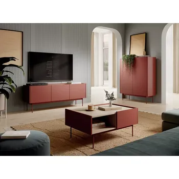 Obývací stěna Obývací stěna COLOR - ceramic red