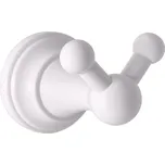 RAV SLEZÁK SLEZÁK-RAV MORAVA RETRO Věšáček dvojitý, Bílá lesklá (MKA0102B)