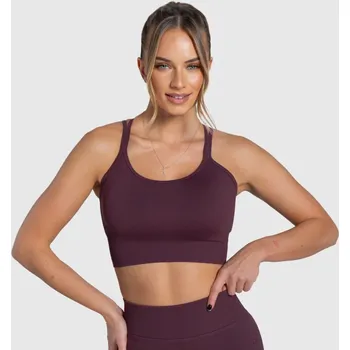 Podprsenka Dámská sportovní podprsenka Iron Aesthetics Ultimate, plum : Barva - Fialová, Velikost - L