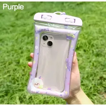 Pouzdro voděodolné AIR Funny, zámek plastový, barva fialová