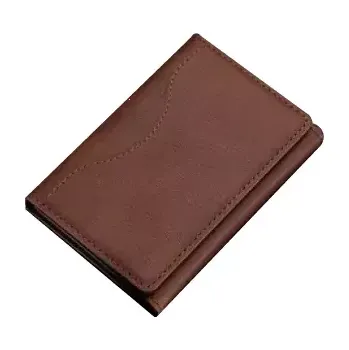 Pouzdro MagSafe na kreditní karty s funkcí stojánku, 6 slotů na kartu, hnědá