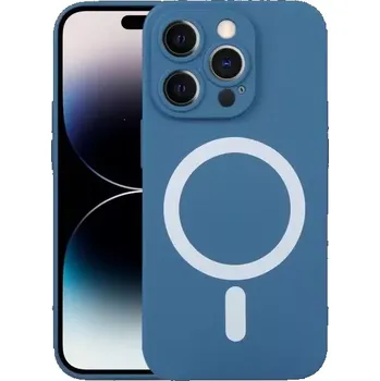 MagSilicone Case iPhone 15 Pro Navy