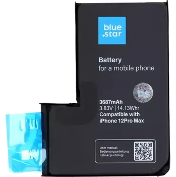 Baterie pro mobilní telefon Baterie BlueStar iPhone 12 Pro Max, 3687mAh Li-ion