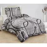 Jahu povlečení mikroflanel Rings 140x200, 70x90 cm 231163330