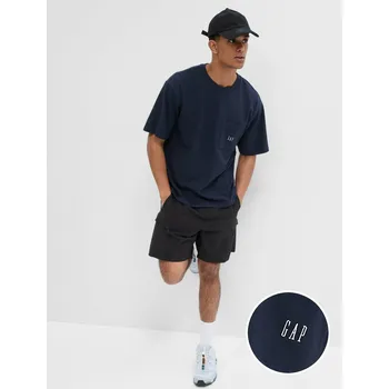 Pánské tričko GAP Pánské Tričko pique oversize GAP Modrá M (1988613)