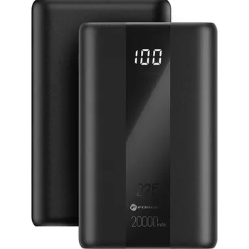 Powerbanka Powerbanka Forcell F-Energy Energo P20K2 QC3.0 PD 22,5W 20000 mAh, černá