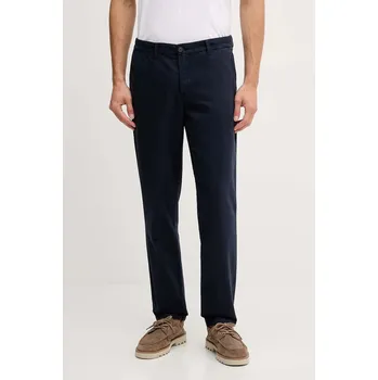 Pánské kalhoty Bavlněné kalhoty United Colors of Benetton pánské, modrá barva, přiléhavé, 4EA5UF05O 59X, vel. 52