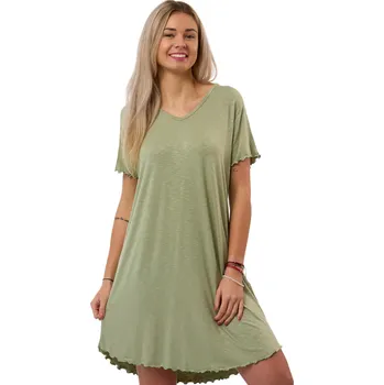 Dámská noční košile Dámská noční košile - Jemný materiál 1C4160 zelená 1xl