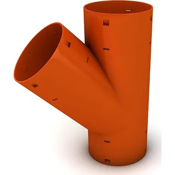 PRODOMOS line Odbočka pro drenážní trubky PE DN125/125 45°