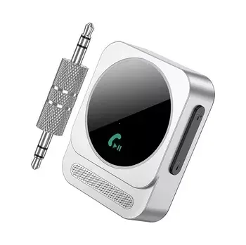 FM transmitter Transmiter FM Bluetooth Borofone BC52, Jack 3,5mm, barva stříbrná