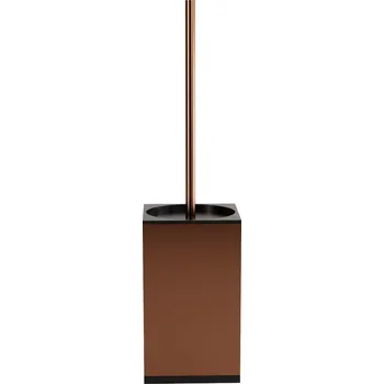 WC štětka Rea Til, kovový stojan na WC s kartáčem, měděná matná, REA-88097