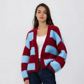 Dámský svetr Reserved - Svetr kardigan - vícebarevná - 497GP-MLC - 497GP-MLC-S