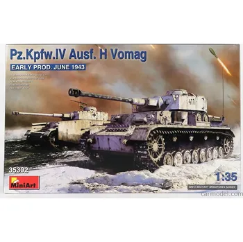 Plastikový model Miniart Krupp H Vomag Military Tank June 1943 1:35 /