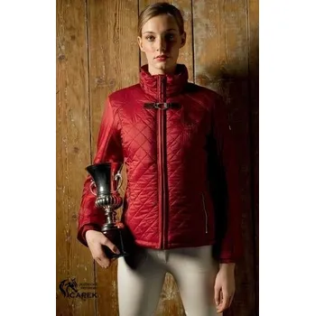 Zimní bunda Equiline -LORNA- - Červená - M