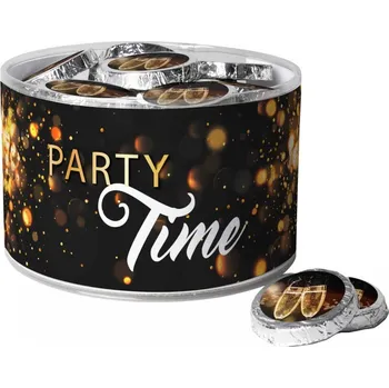 Čokoláda DreiMeister Mléčné čokoládové dublony Party Time 384g