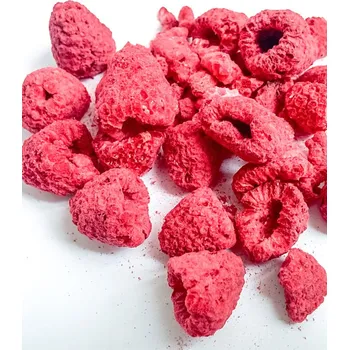 Sušené ovoce Maliny sušené mrazem celé a na kusy 600 g/sáček ALU