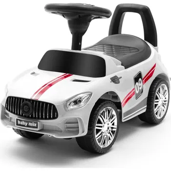 Odrážedlo BAZÁREK Dětské odrážedlo se zvukem Baby Mix RACER bílé