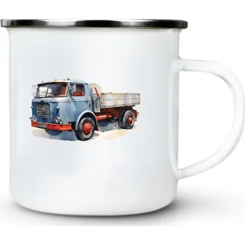 Pánské oblečení LIAZ 706 "Mates", V2 - Plechový hrnek VELKÝ 400ml (500 ml po okraj) - 400 ml