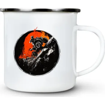Pánské oblečení Výjezd. V1, čtyřkolky, ATV, QUAD - Plechový hrnek VELKÝ 400ml (500 ml po okraj) - 400 ml