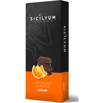 Čokoláda Čokoláda z Modica s citrusy Sicilyum hořká 75g (Čokoláda z Modica s citrusy Sicilyum hořká 75g )