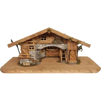 Betlém Ivo Šperl - Fa ŠPERL s.f.o. Dřevěný betlém 85 x 39 x 35 cm velký typ A mořený