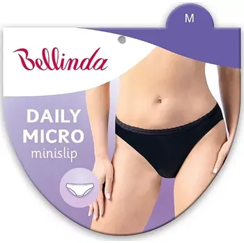 Kalhotky Dámské kalhotky s krajkou DAILY MICRO SLIP - BELLINDA - tělová M