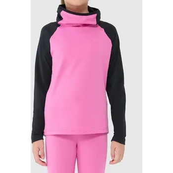 Chlapecká mikina Dívčí funkční mikina 4F velikost 122/128 hot pink