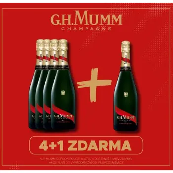 Mumm Cordon Rouge 4+1 zdarma (set)