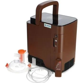 Kyslíkový koncentrátor Kyslíkový koncentrátor s hlasovým výstupem UNIZDRAV, 7 l/min, imitace dřeva