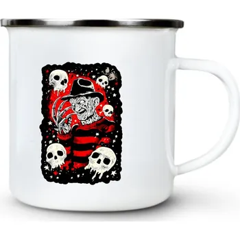 Pruhovaný snílek - Plechový hrnek VELKÝ 400ml (500 ml po okraj) - 400 ml